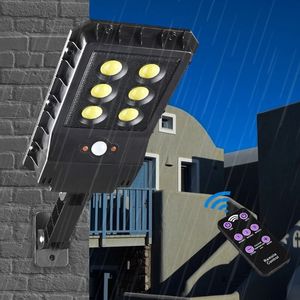 90 COB Solar Street Light Wall LED Motion Powered Outdoor Sensor PIR Garden con control remoto