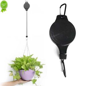 90 cm fort rétractable suspendu panier tirer vers le bas cintre poulie plante cour fleur cintre crochet jardin paniers plante Pots crochet