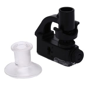 Microscope loupe à Zoom optique 90X, Micro caméra, Clip avec lumières LED, lentille Macro universelle UV pour téléphone portable