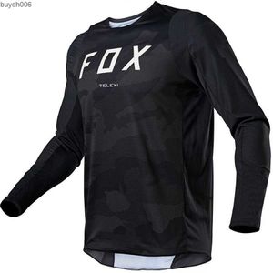 90zr T-shirt masculin 2023 Nouveau style moto jersey rapide sèche de montagne à manches longues en bas