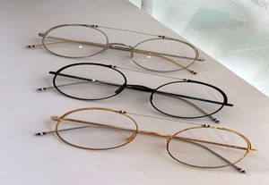 910 Famosas gafas ópticas redondas Classic Circle Vintage Frame Tenperament Eyeglasses tendencia de venta de lentes de luz plana9601079