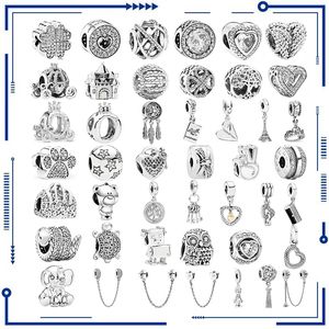 925 argent nouvelle mode charme Original château arbre de vie hibou coeur perles pour Original PAN femmes Bracelet bijoux accessoires cadeau livraison gratuite