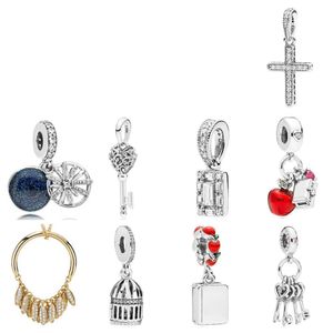 925 Sterling Silver Charm Spring Pendant et DIY Pandora Bracelet Collier Bijoux Cadeau Sculpture Convient aux bijoux féminins Livraison gratuite