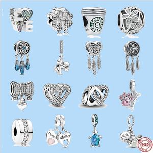 925 breloques en argent sterling pour la fabrication de bijoux pour pandora Dangle Charm Femmes Perles Haute Qualité Bijoux Cadeau En Gros Infinity Hearts amp