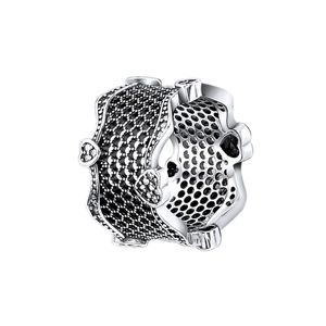 925 Sterling Silver Lace Ring pour Pandora CZ Diamant Femmes Filles Bijoux De Mariage Petite Amie Cadeau Amour Coeur Designer Anneaux avec Original Box Set Usine en gros