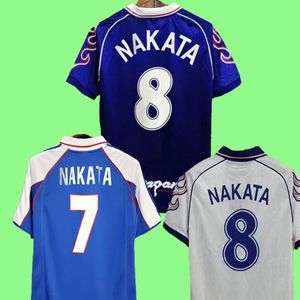 98 Japan Retro Soccer Jerseys Soma Akita Okano Nakata Retro Mens 1998 Equipo nacional Kawaguchi Home Away Witeing Long Sanges Kazu Hattori Football Camisetas