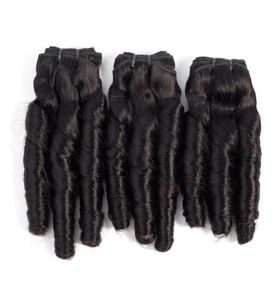 9A Funmi Hair Spring Curl 1020inch Brésilien Indien Brut Vierge Cheveux Couleur Naturelle Romance Curl crochet Extensions de Cheveux 3pieceslo5291380