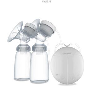 9bg9 Double Electric Breast Pump with Milk Bottle Infant Usb Bpa Free Powerful Breast Pumps Baby Breast Feeding 220524