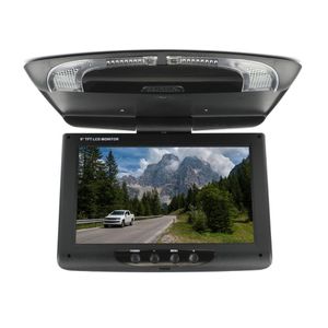 9inch 800x480 Screen Car Roof Mount LCD Color Monitor Flip Down Screen Overhead Multimedia Video Ceiling Roof Mount Display