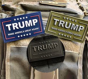 9x5cm Trump Maga Maga Brand Patch Supplies Silicone Arm Badge Party Rendre American Great Again