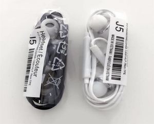 Un écouteur stéréo J5 de haute qualité 35mm écouteurs plats à nouilles intra-auriculaires avec télécommande micro pour Samsung S4 S5 S6 S72120708