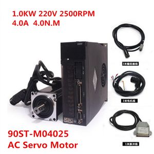 Conducteur A1-SVD + 220V 90ST-M04025 1000W AC SERVO MOORT 4 N.M. 1KW 2500RPM PHASE.