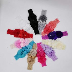 A296 New Children's Lace's Elastic Hair Band Baby upte laine en laine en laine en mousseline