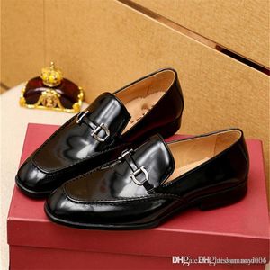 A4 3 Style diseñador de cuero genuino para hombre Oxford Shoe Cap Toe Brogue Wedding Party Dress Shoes Oficina de negocios de lujo Zapatos formales para Men38-45