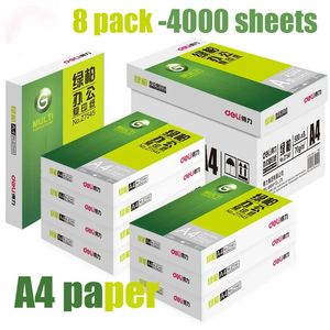 A4 Copie Paper 70G 500 Pages 80g Papier blanc Copie 8 Packs / Box School Office Company Printing Copying Wholesale 240423