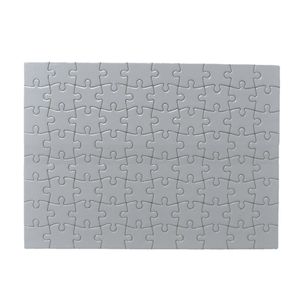 A5 80 pièces Puzzles vierges par Sublimation papier carton bricolage blanc Puzzle blanc artisanat 7,8X5,7 pouces 80 pièces/ensemble 50 pièces 20 pièces