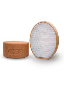 A60 Bluetooth Mini haut-haut-parleur Plugable Plugin Plugin Wood Grain Subwoofer Speakers Wireless Support Tf Cartes TF Aux Radio Prompt Acoustic8817961