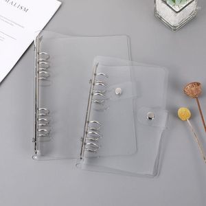 A7/A6/A5 Transparent Leaf Binder Notebook Cover Diary Agenda Planner Paper School Stationery