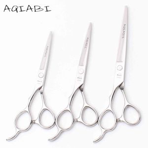 A8000 5.5'' 6'' 7'' Left Hand Hairdressing Cutting Shears Thinning Professional Hair Scissors Barbers Shop