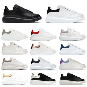 alexandra mcqueen mc queen alexander mcqueens espadrilles Sneakers Designer Shoes Woman White Black Leather Velvet 【code ：L】Trainers mens womens lace up Luxury shoe