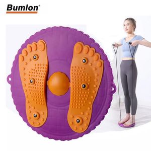 Ab Twister Board Twister Plate avec corde de traction Twist Taille Board Yoga Balance Pilates Rotator Disques Home Gym Fitness Equipment 240123
