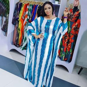 Vêtements ethniques Abaya dubaï Maxi Bazin Design africain Robe ample Robe robes musulman dame fête vêtements européens américain