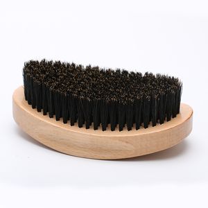 Abeis Torino Pro 360 Vague Brosse En Bois Naturel Hommes Poils De Sanglier Cheveux Barber Moustache Combh Pour Hommes