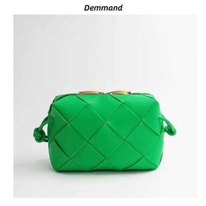Abottegas Vneta Jodie Mini Teen Intrecciato Designer Tote Lingge Leather Crossbody Bag Green Small Bag Woven Box Bag Small Square Bag Unisex