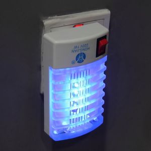 Luces LED multifuncionales ABS Socket Electric Fly Bug Insect Trap Lámpara Zapper Mosquito Killer