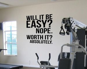 Absolutfitness Motivation Mur Citations Affiche Grand gym Kettlebell CrossFit Boxing Lettres Wall Sticker7955832