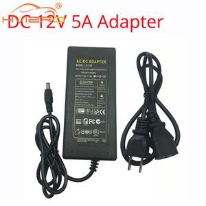 AC 100-240V Adaptateur de convertisseur DC 12V 2A 3A 5A Transformer US EU Plug Alimentation pour 3528 2835 5050 LED