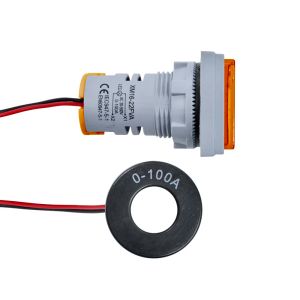 CA 60-500V Indicador de medidor LED Voltidor Voltaje Probador Corriente Detector cuadrado Panel de visualización Dual Voltímetro Voltímetro