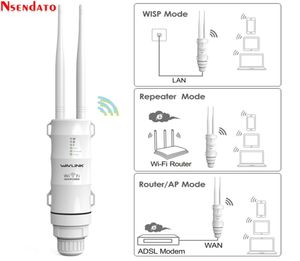 AC600 24G5G Banda dual de alta potencia para exteriores resistente a la intemperie 30 dB Router inalámbrico Wifi Repetidor extensor 1000 mW 15 KV Antena exterior 23113027