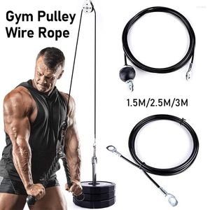 Accessories 1.5m/2.5m/3m Gym Pulley Cable Steel Wire Rope 5mm Arm Strength Pull Down Triceps Lifting Training Fitness