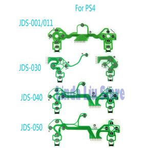 Accessoires 100pcs Boutons de remplacement Circuit Circuit Circuit Circuit for PS4 Pro Slim Conducteur Film Flex JDS 001 030 040 050