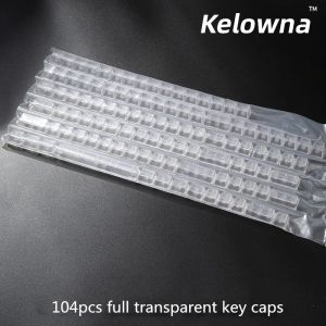 Accessoires 104PCS / PACK FULL TRANSPARET KEY CAP