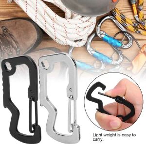 Accessoires 10pcs Carabiner professionnel D en forme de clés en acier inoxydable Keyring Botting Bottle Overdoor Survival Multi Tool