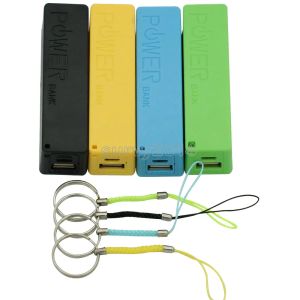 Accessoires 1PCS Banque de banque d'alimentation mobile USB Kit de bricolage 18650 Boîte de chargeur de batterie au lithium Boîte de stockage portable noir / jaune / bleu / vert / blanc