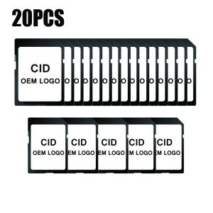 Accessoires 20pcs CID GPS SD Carte 4 Go 8 Go 16 Gomodificatio CID Transflash 32 Go 64 Go Carte mémoire Navigation haute vitesse personnalisée pour les GP de voiture