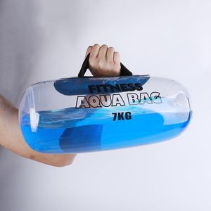 Accessoires 2pcs 7kg Fitness Aqua Bag Sandbag Workout Training Sports Exercise Home Gym Sacs à eau Working-out Décoration confortable