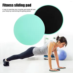 Accesorios 2 piezas Discos deslizantes de fitness Placa de ejercicio de doble cara Sliders de entrenamiento de fuerza portátil para el entrenamiento muscular del cuerpo