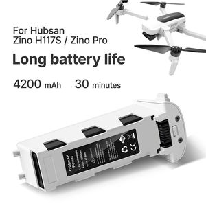 Accesorios Batería de 4200mah para Hubsan H117s Zino Gps Rc Quadcopter Repuestos Batería de 11.4v para Rc FPV Racing Camera Drones Nuevo Blanco