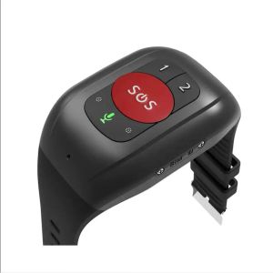 Accessoires 4G 2G GSM Personnel SOS Panic GPS Bracelet Alarm GPS Tracker Fall Detection GPS Suivid Dispositif pour les personnes âgées
