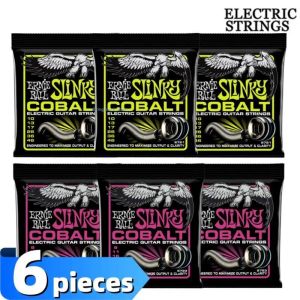 Accessoires 6 pièces Slinky Cobalt Electric Guitar String 2721 2723 2727 Numéro de rock String Instrument de musique utilisable