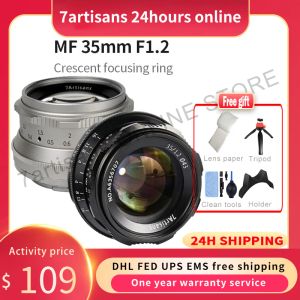 Accessoires 7Artisans 35 mm F1.2 Prime Lens pour Sony E / Nikon Z / pour Fuji XF APSC CAMEAL MANUEL sans miroir COMME COMME FOCUS A6500 A6300 XA1