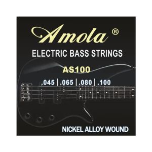 Accessoires AMOLA AS100 AS115 045130 Nickel Alloy Wound 4 5 Electric Bass Guitar Strings Accessories