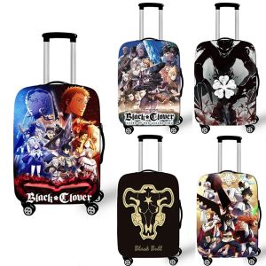 Accesorios anime trébol negro equipaje de viajes protector protector de moda bolsita bolso protector de protección