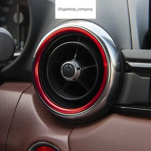 Accessoires voiture AC sortie d'air climatisation couverture anneau évent décoration garniture pour Mazda MX5 mazda 2 CX3 MX-5 RF ND