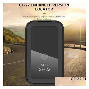 Accessoires Car DVR Car GPS Accessoires GF22 Tracker Strong magnétique Small Location Tracking Device Locator pour voitures Motorcycle Truck Recordin