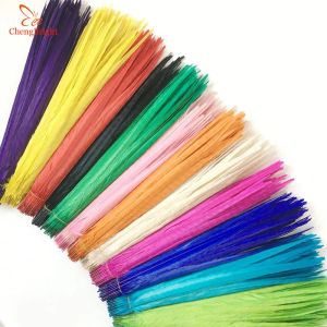 Accessoires Chengbright vente en gros 50 pièces plumes de queue de faisan naturelles 1618 pouces 4045 cm bijoux à bricoler soi-même décorations de mariage plumes de faisan